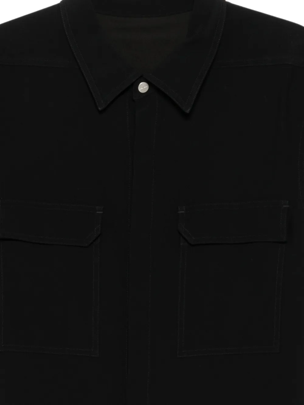 Rick Owens Overhemd met lange mouwen Zwart