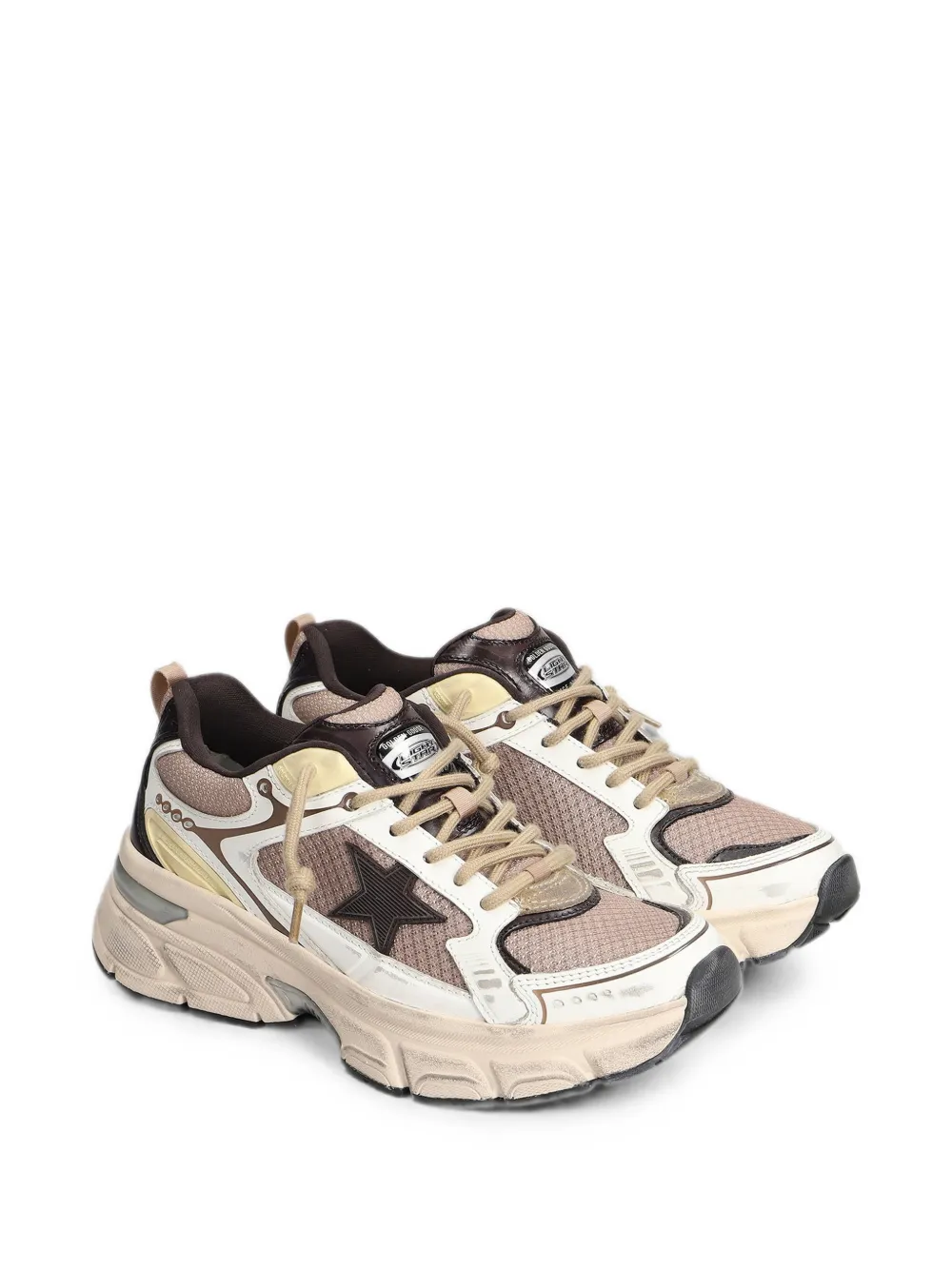 Golden Goose Light Star leather sneakers Wit