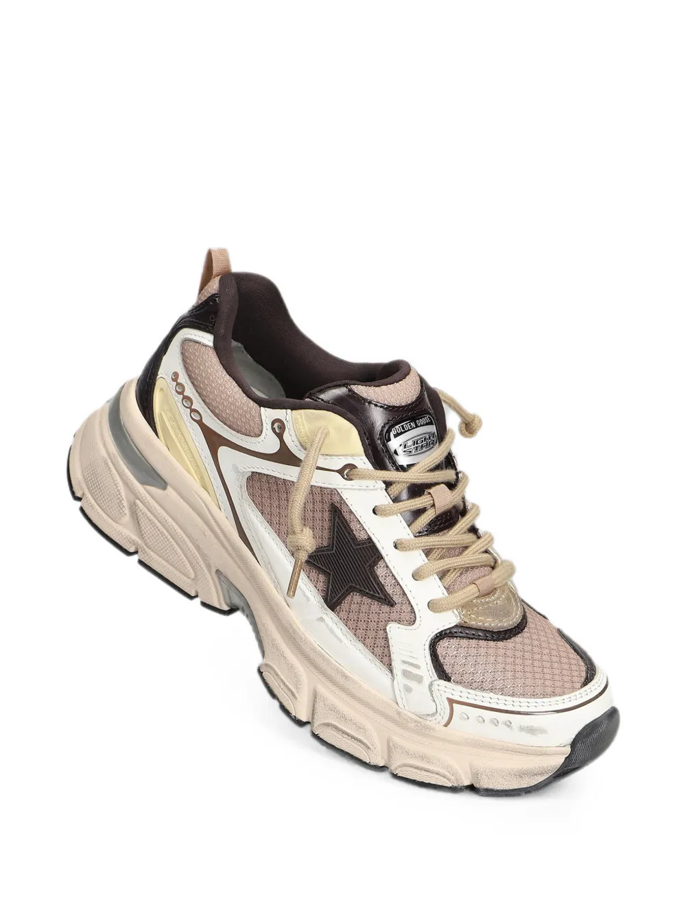 Golden Goose Light Star leather sneakers Wit