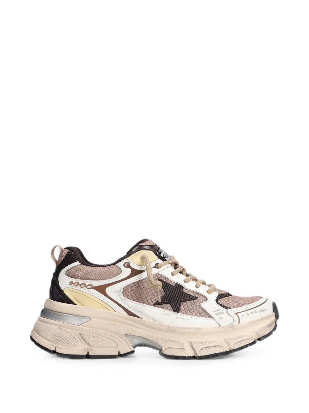 Golden Goose Light Star leather sneakers Wit