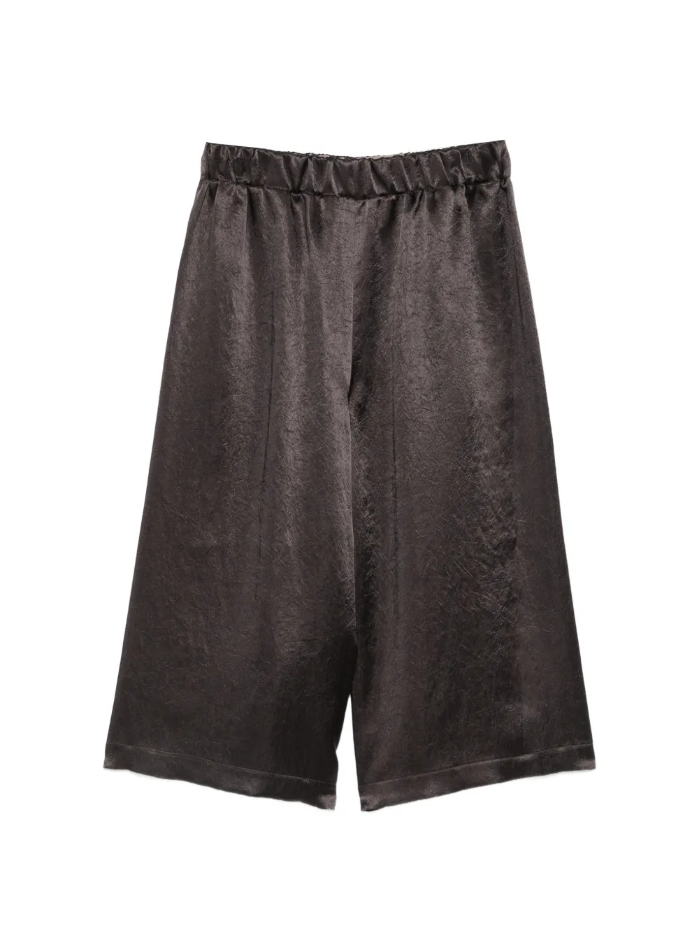 Alysi Shorts met elastische tailleband Bruin