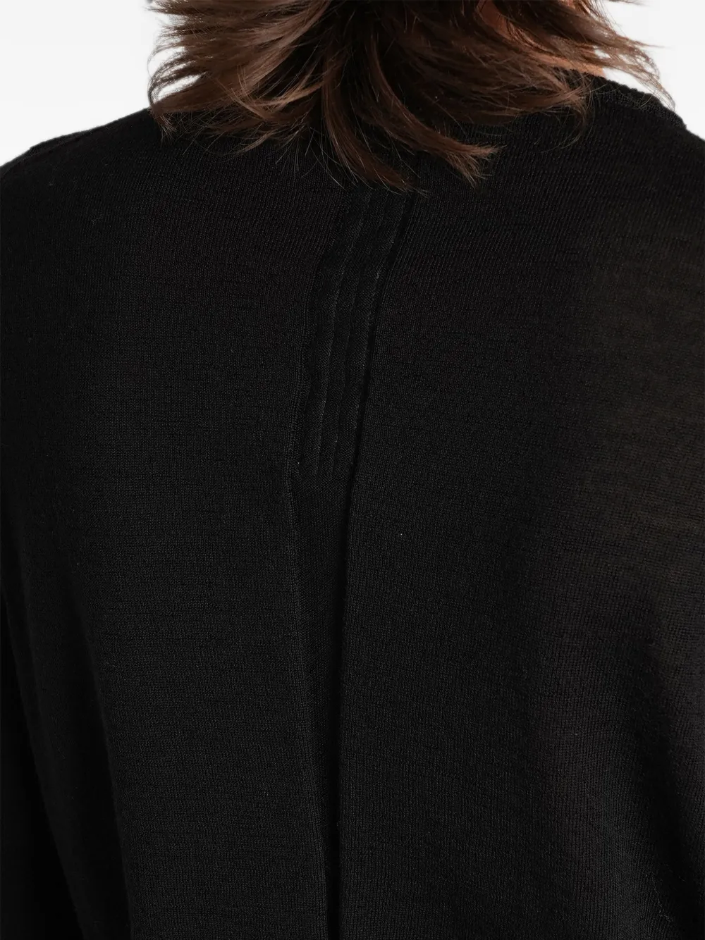 Rick Owens Trui met geribbelde afwerking Zwart