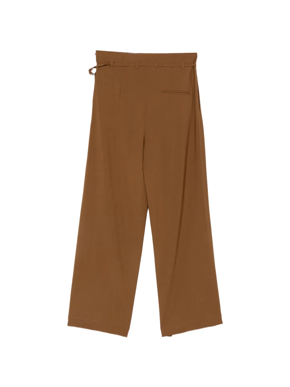 Alysi Broek met wikkel-effect Bruin