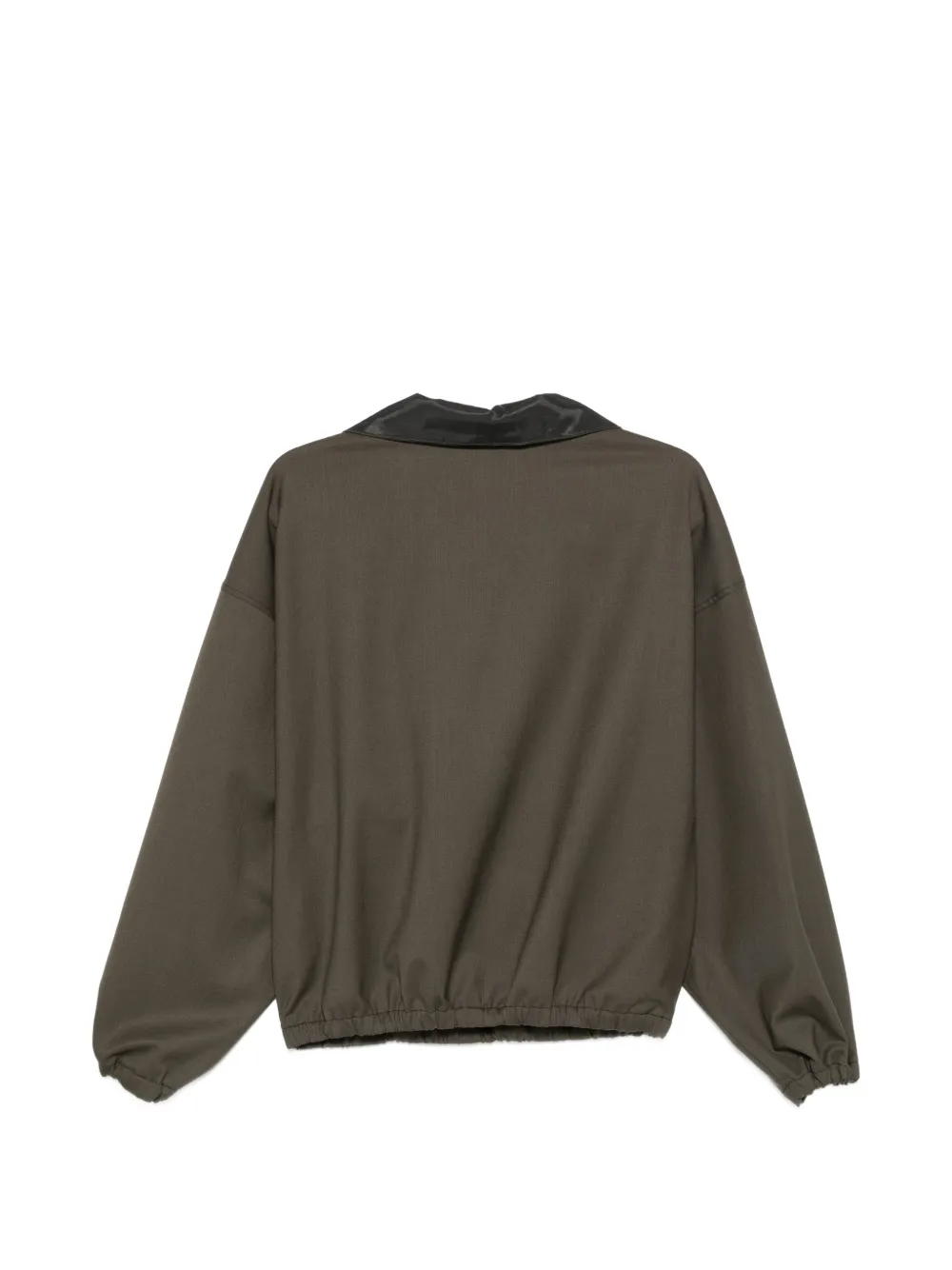 Alysi Jack met elastische zoom en halve rits Groen