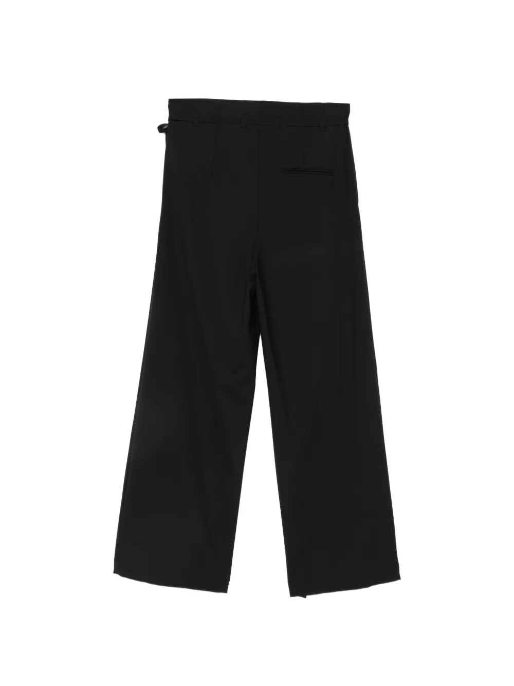 Alysi Broek met wikkel-design Zwart