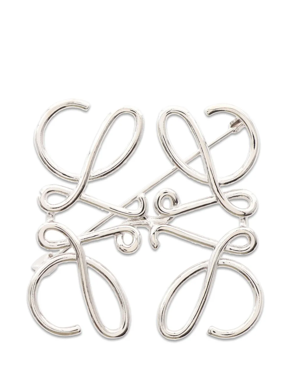 Loewe Pre-Owned 2020s Anagram brooch - Silber