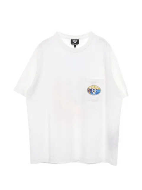 Giorgio Armani Pre-Owned 2010s x Kith Malibu pocket-detail T-shirt