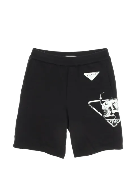 Prada Pre-Owned 2010s logo-print shorts