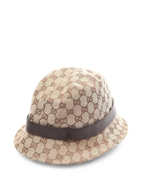 Gucci Pre-Owned 2010s GG Supreme bucket hat