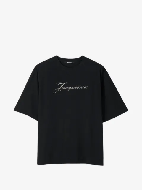 Jacquemus playera con logo estampado
