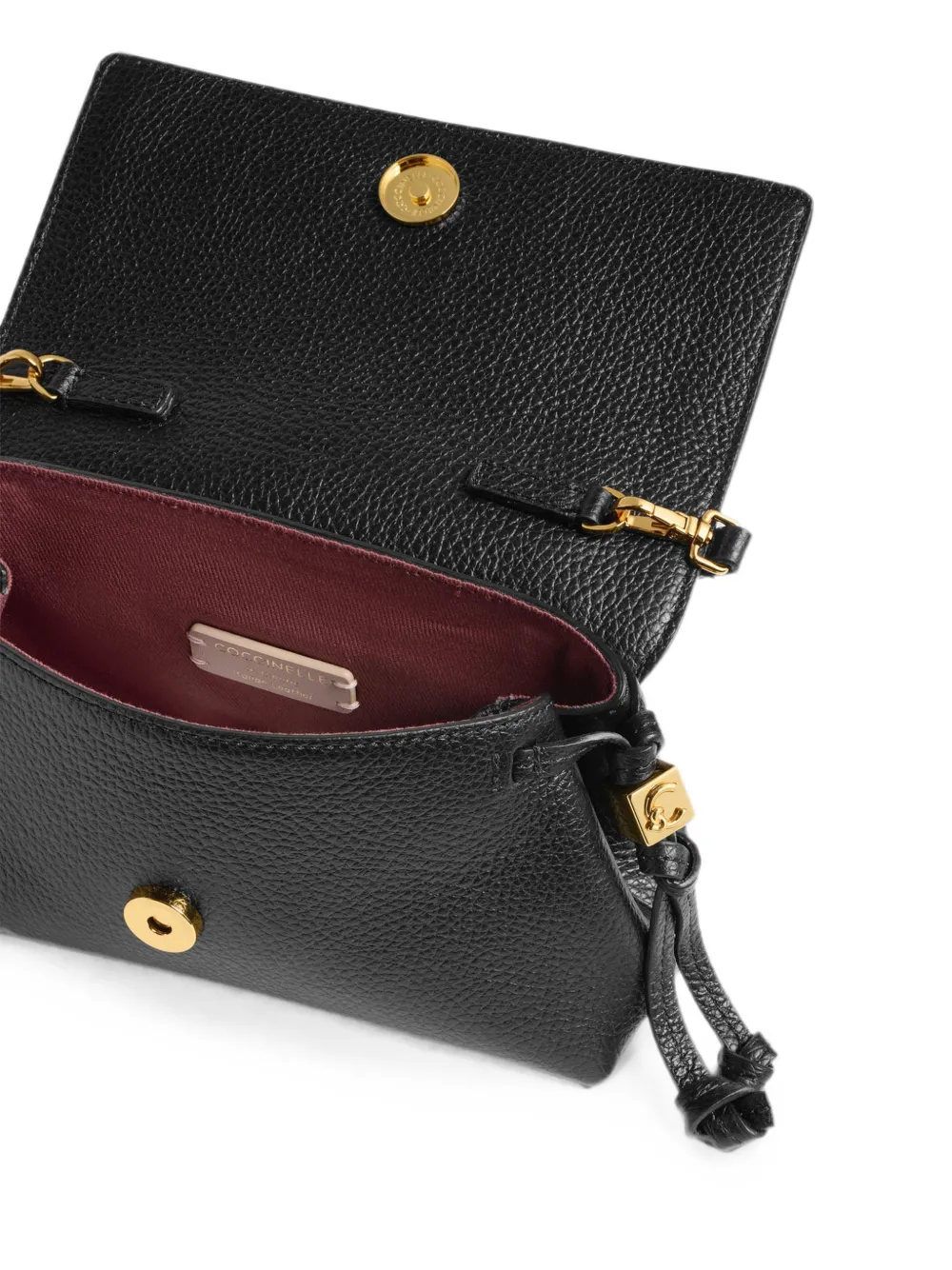 Coccinelle Thess mini-tas Zwart