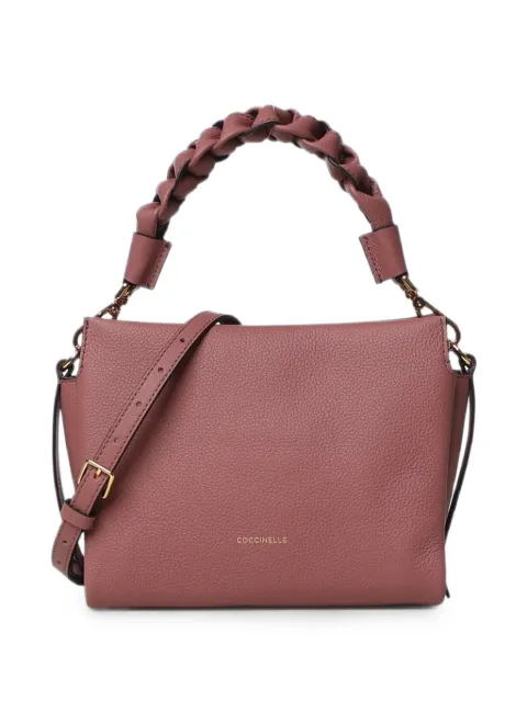 Coccinelle small Boheme braided-handle leather shoulder bag