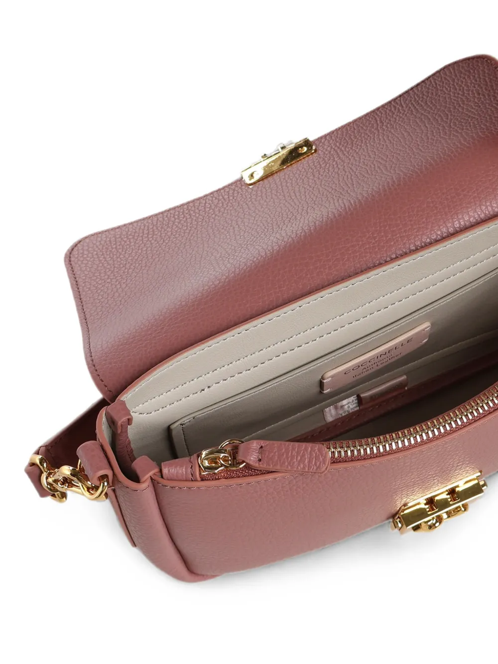 Coccinelle Medium C-Me Lock schoudertas Roze