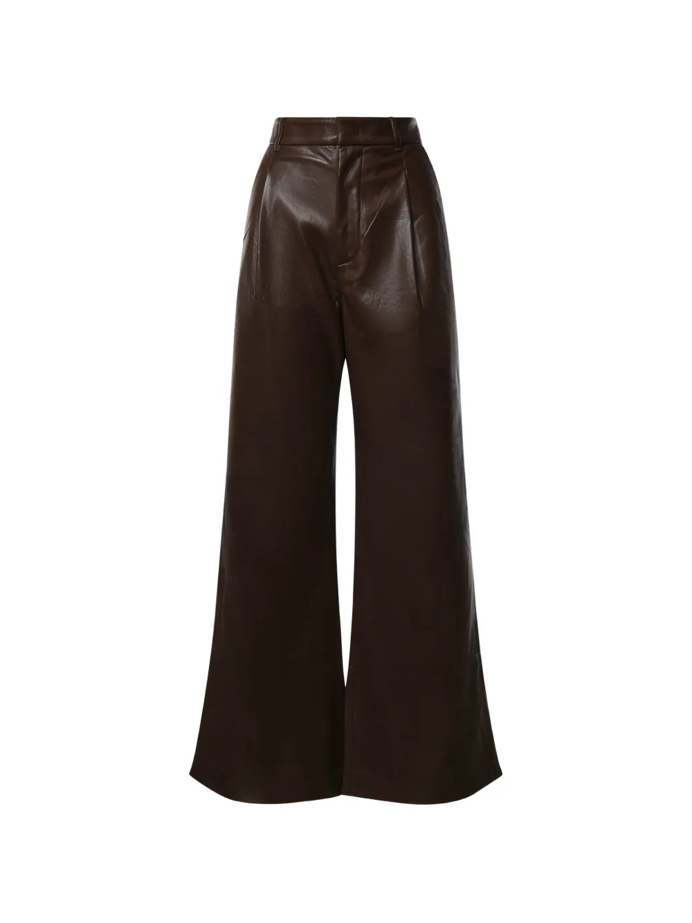 THE ANDAMANE pleated trousers - Marrone