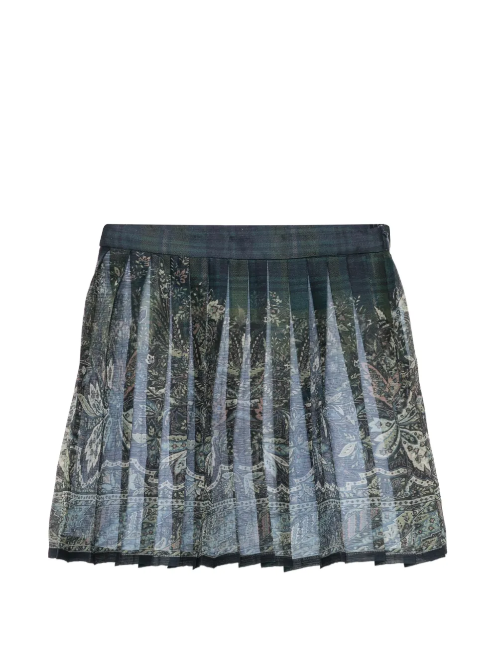 ETRO KIDS paisley-pattern skirt - Blu