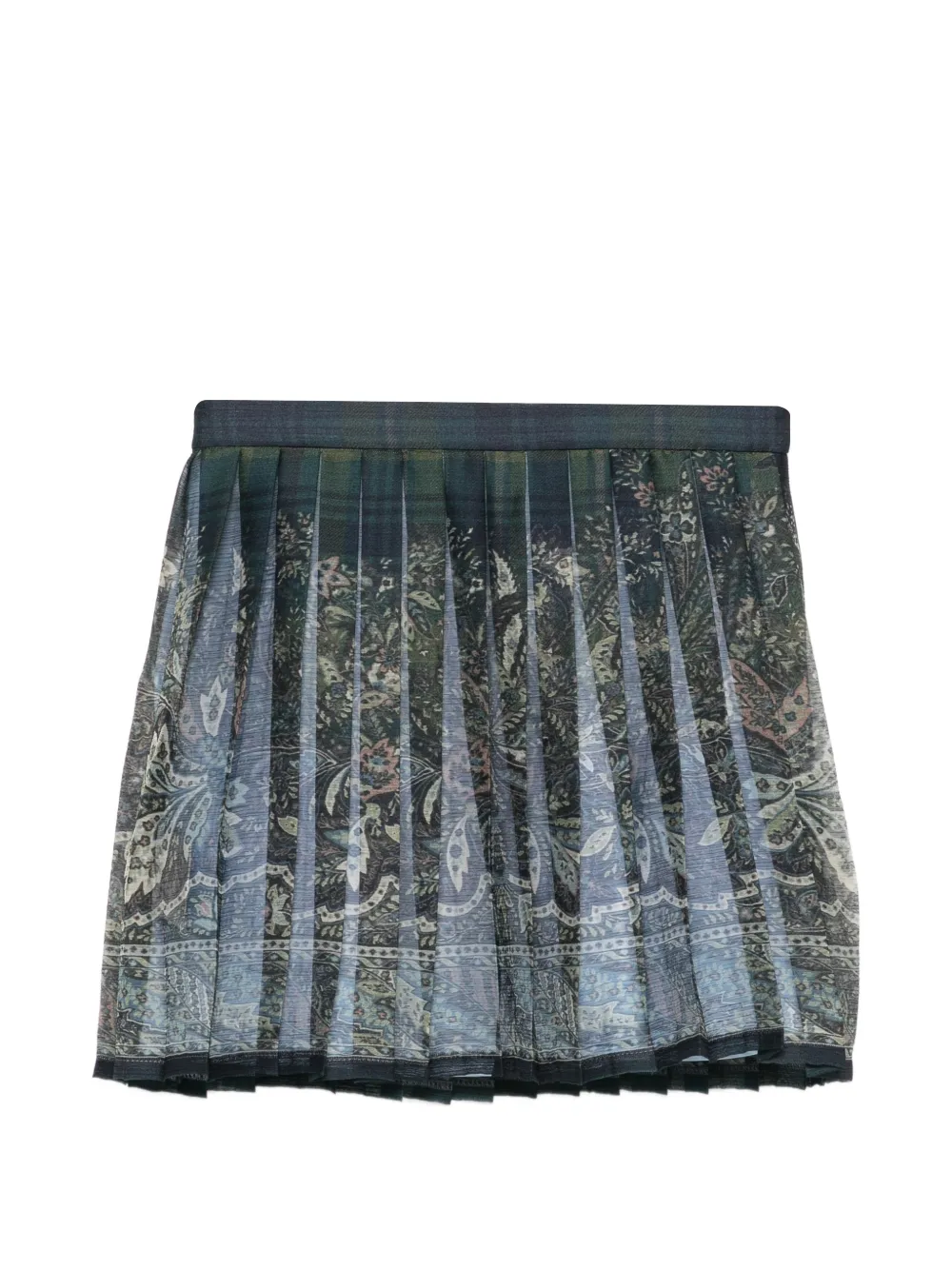 ETRO KIDS Rok met paisley-print Blauw