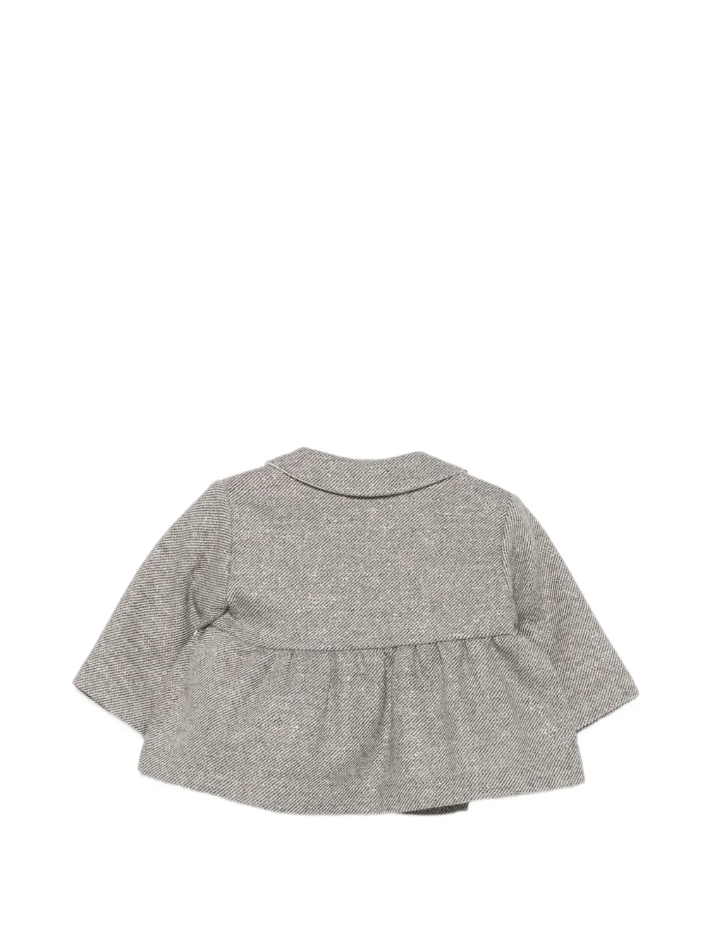Douuod Kids Peplum jack met glitter-detail Grijs