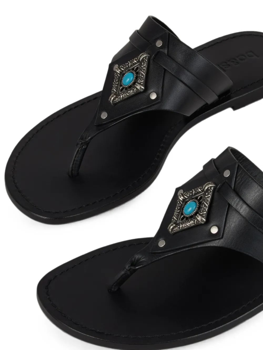 Ba&Sh Tcor flat sandals Zwart