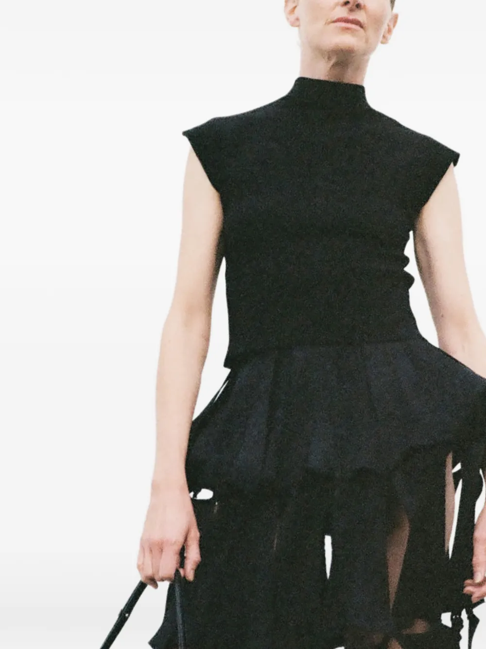 A.W.A.K.E. Mode knitted sleeveless top - Nero