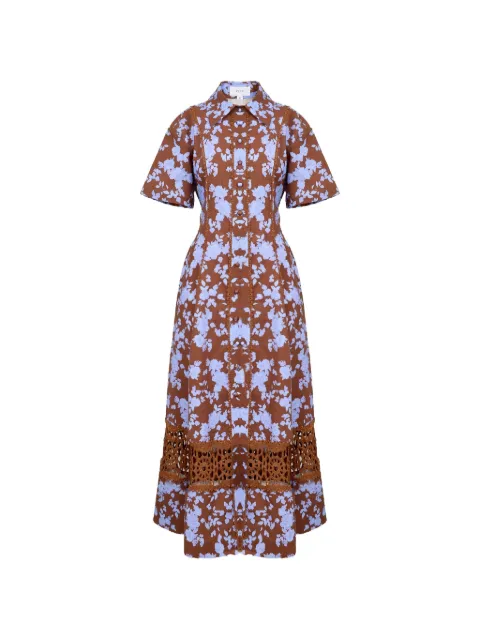 CLEA Taliah maxi shirt dress