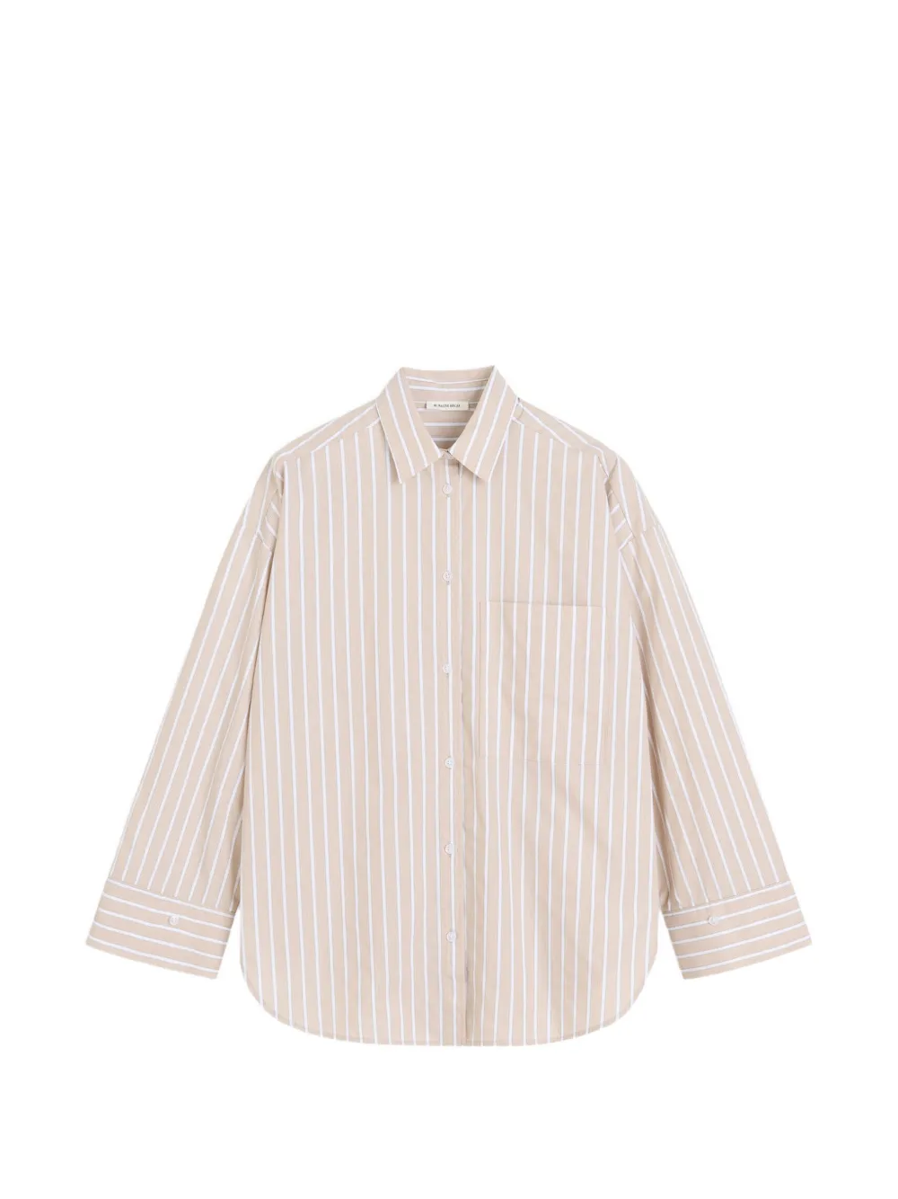 By Malene Birger Derris vertical-stripe chest-pocket shirt