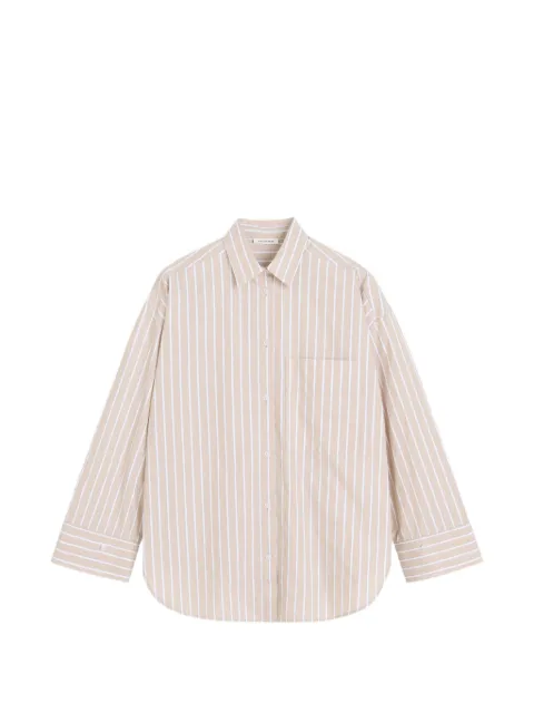 By Malene Birger camisa Derris con rayas verticales y bolsillo en el pecho