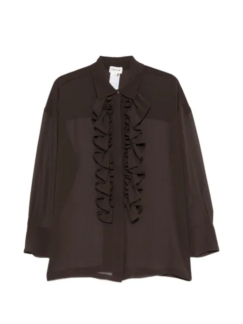 P.A.R.O.S.H. camisa manga larga con volantes