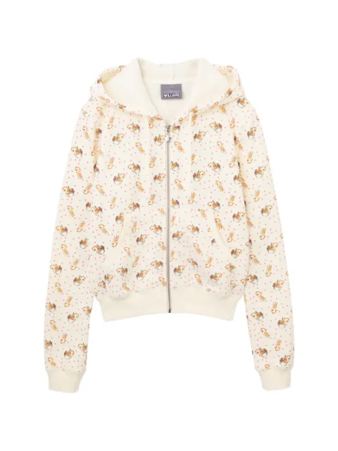 Ashley Williams graphic-print hoodie
