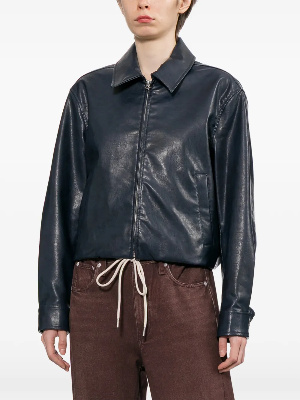 rag & bone Bewerkt jack Zwart