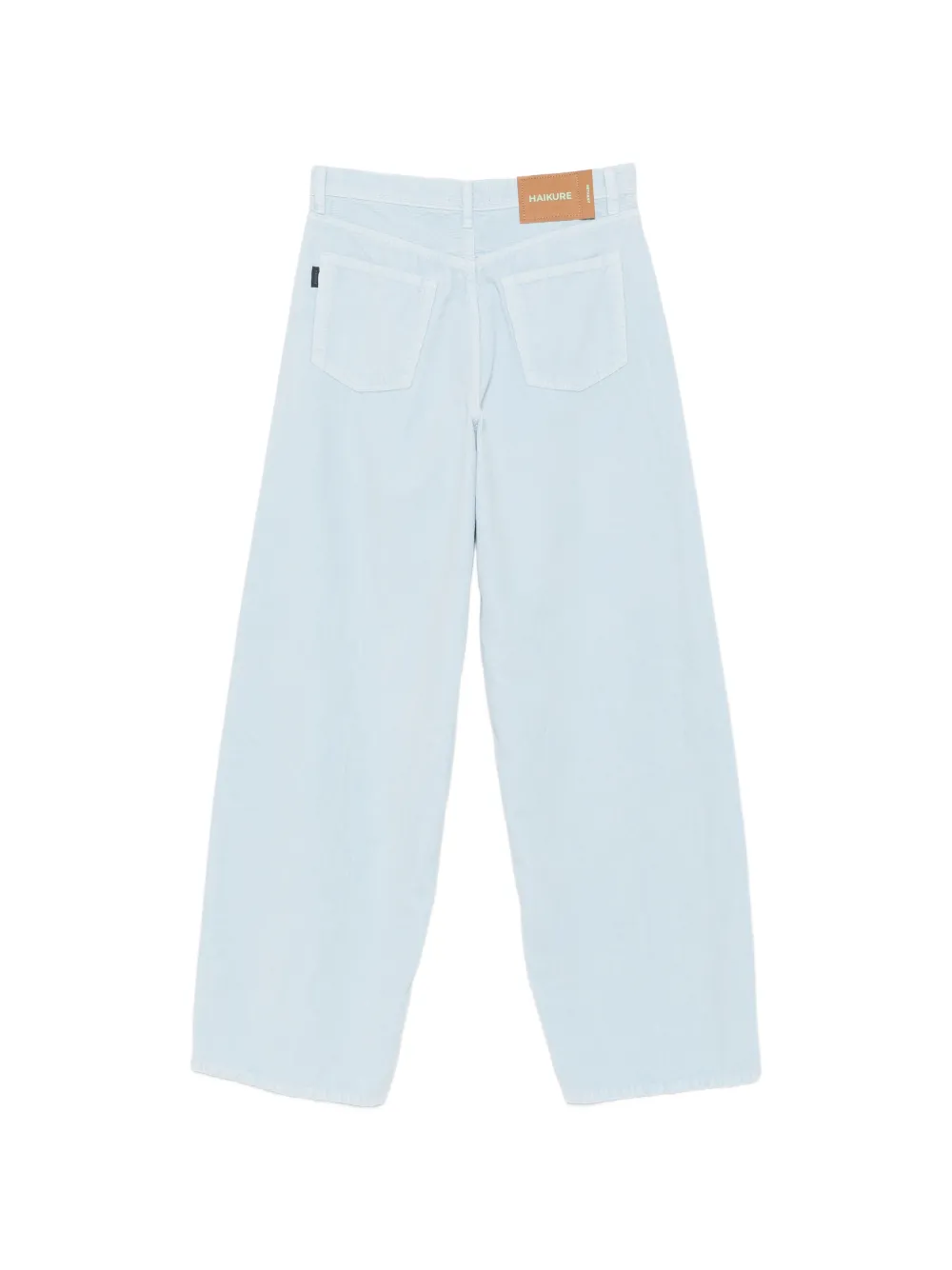 Haikure Ribfluwelen broek met wijde pijpen Blauw