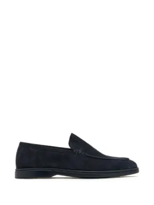 Tod's スエード ペニーローファー | ブルー | FARFETCH JP