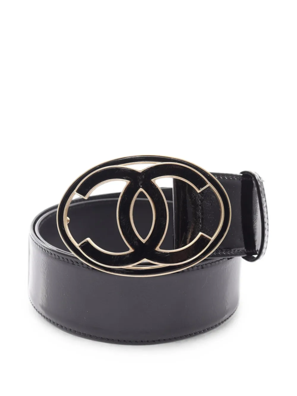 CHANEL Pre-Owned Cintura Coco Mark anni 2010 - Nero