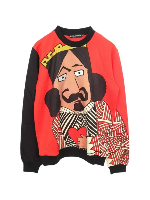 Dolce & Gabbana Pre-Owned 2020s King of Love sweatshirt