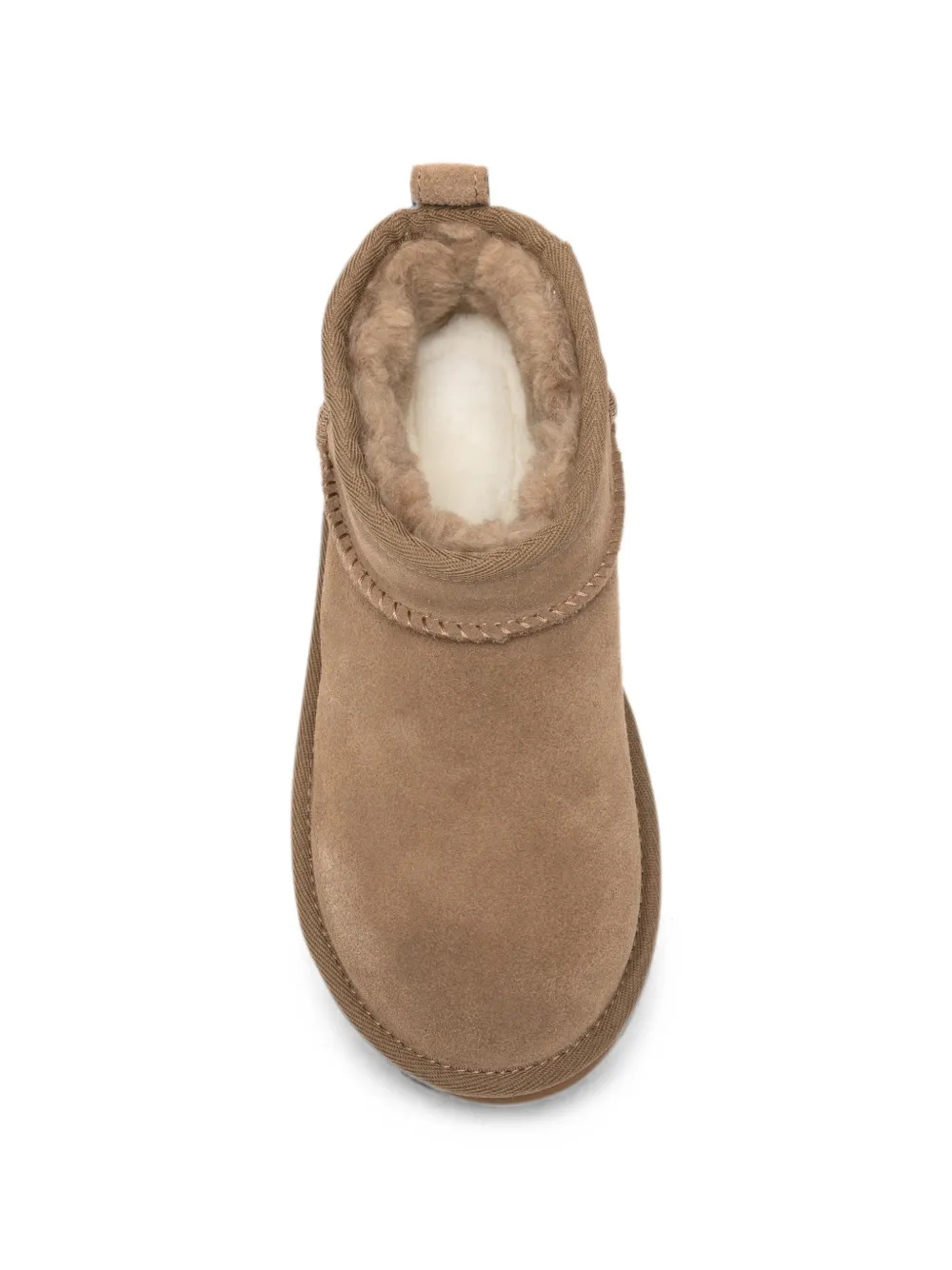 UGG Kids Classic Ultra Mini round-toe boots Bruin