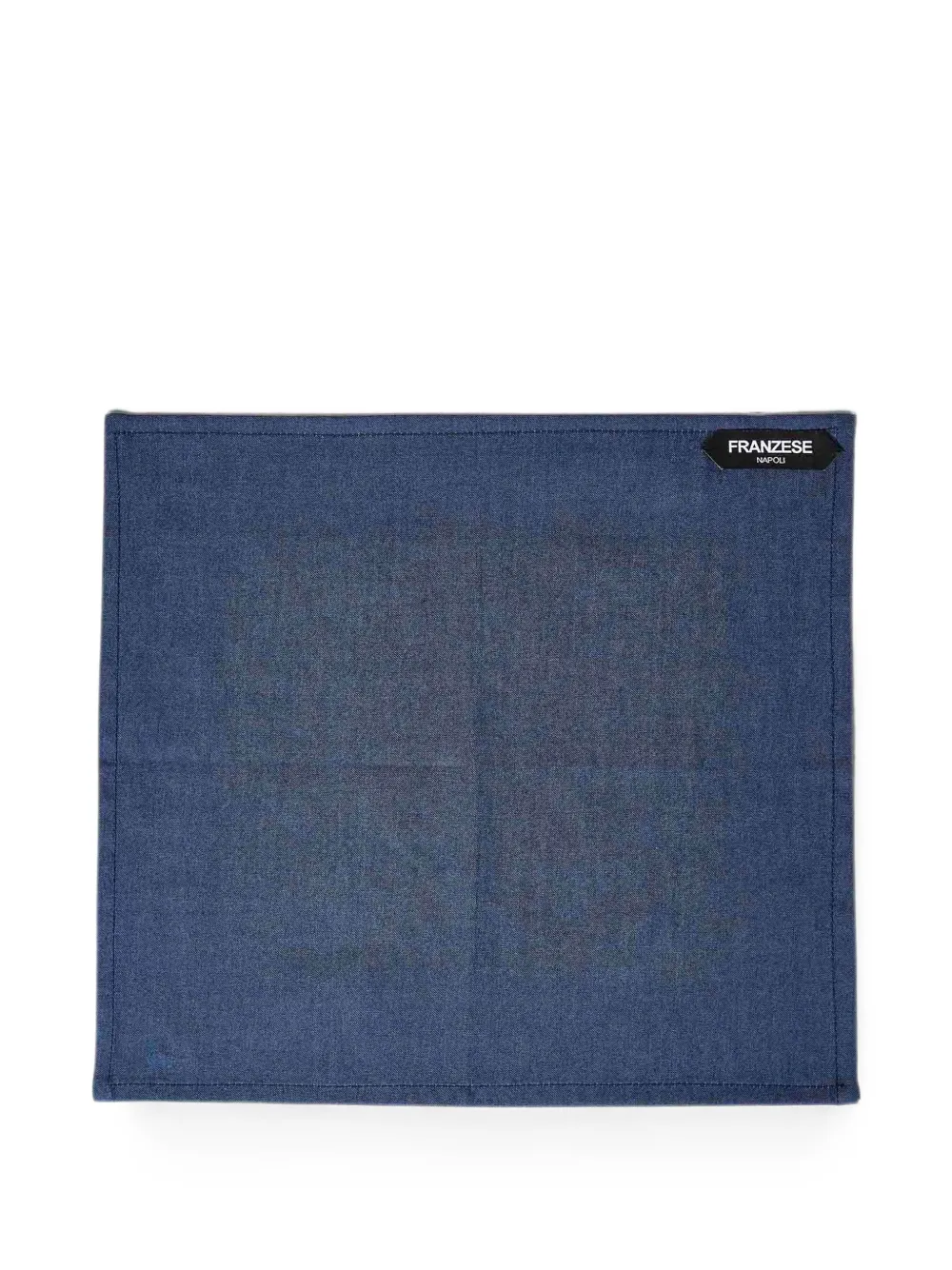 FRANZESE COLLECTION Denim pochet met afwerking Blauw