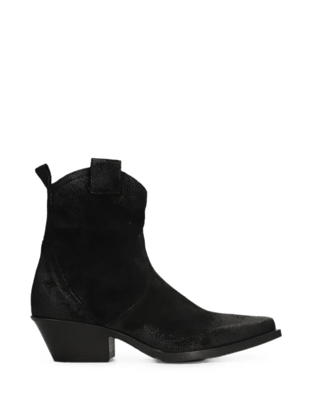 Metisse Texan side-zip ankle boots Zwart