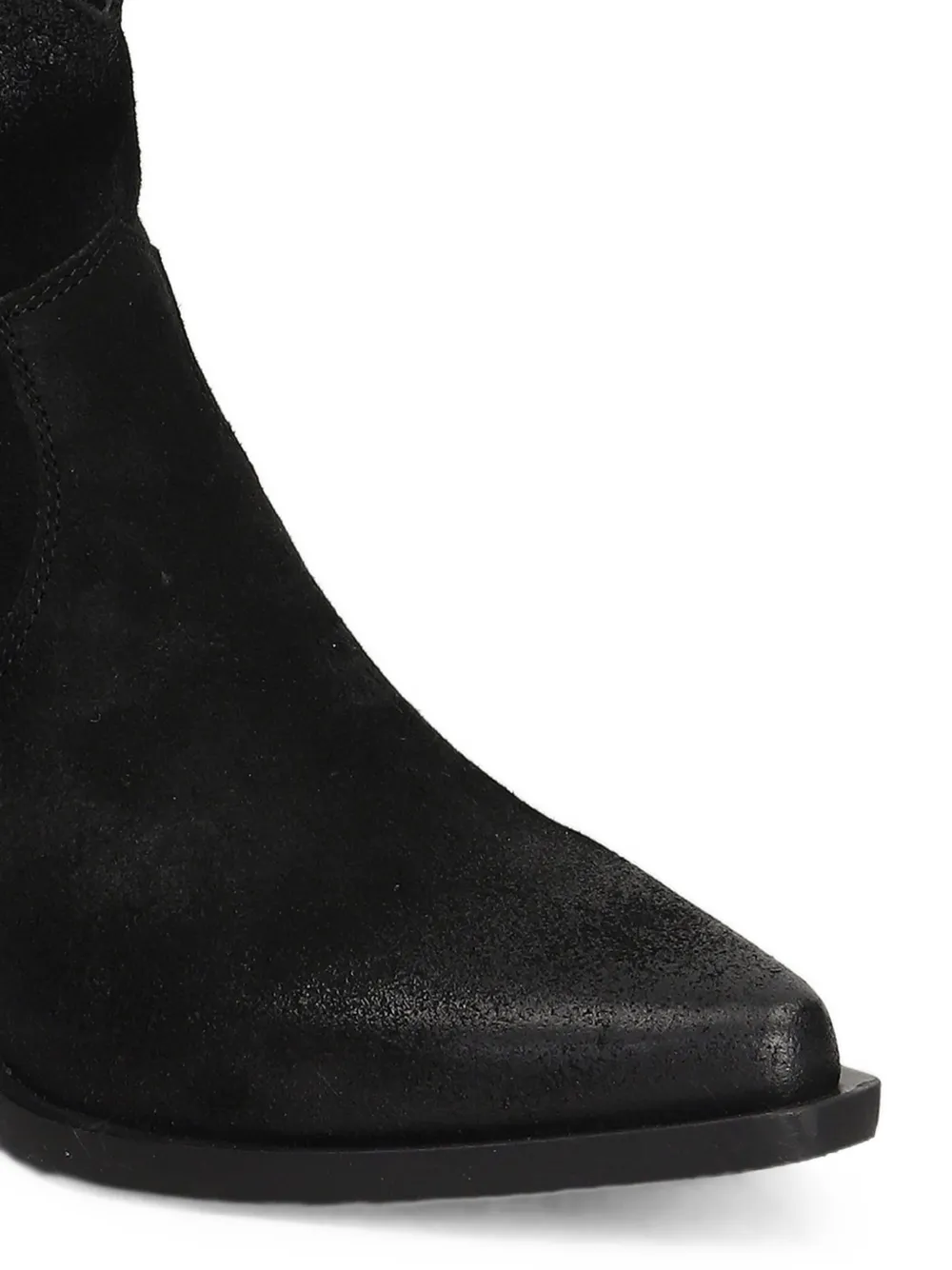 Metisse Texan side-zip ankle boots Zwart