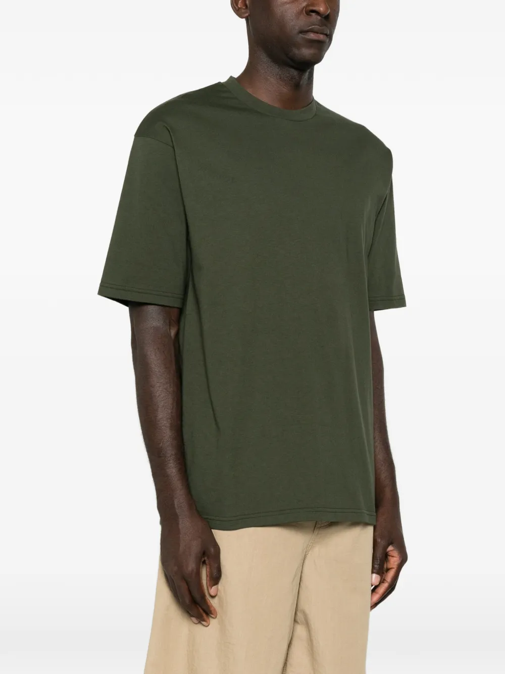 Jil Sander T-shirt met ronde hals Groen
