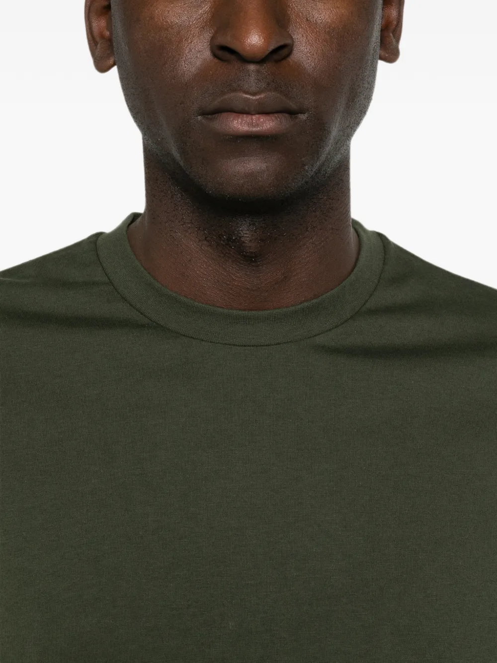 Jil Sander T-shirt met ronde hals Groen