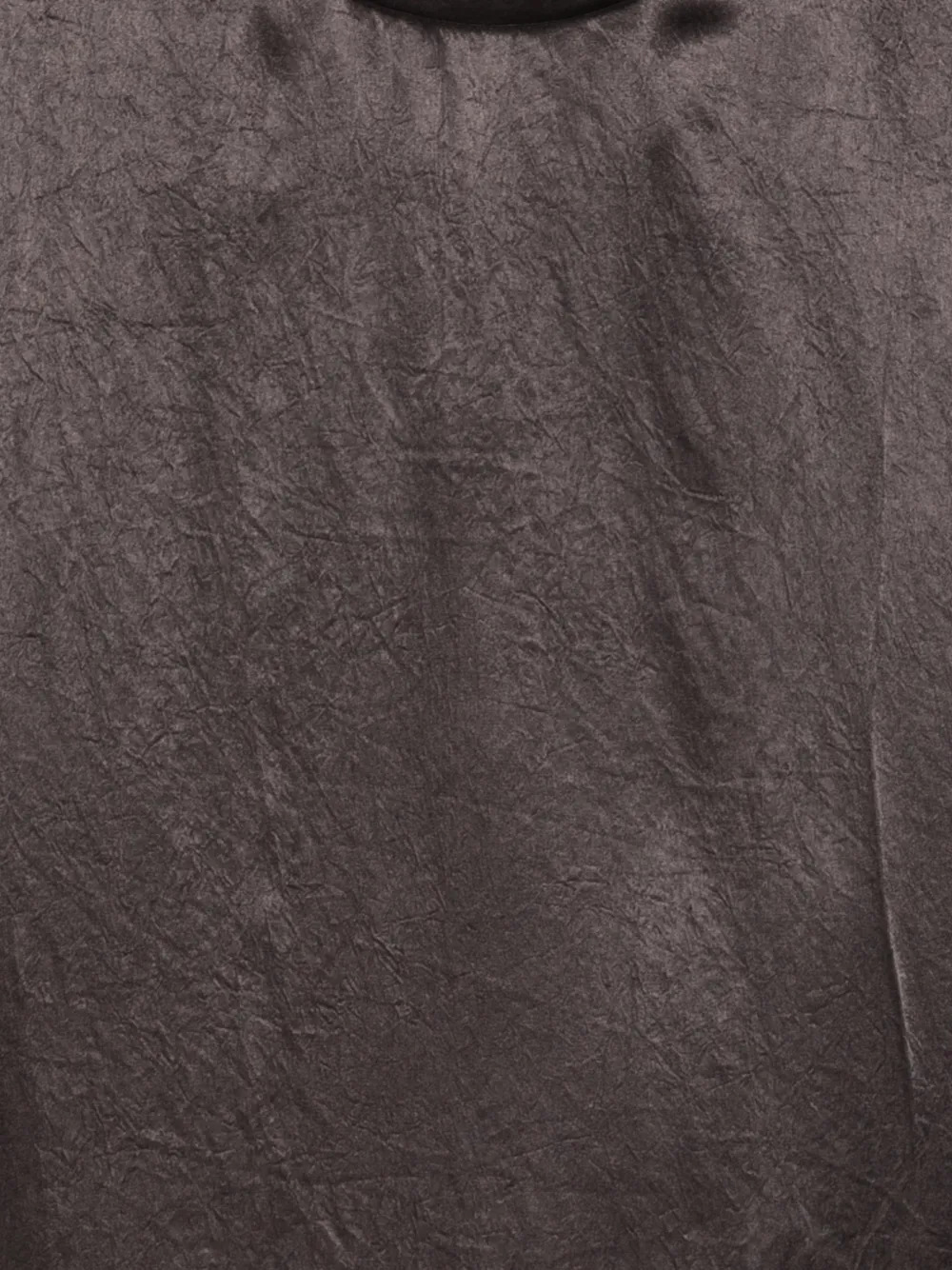Alysi T-shirt met gekreukte afwerking Bruin
