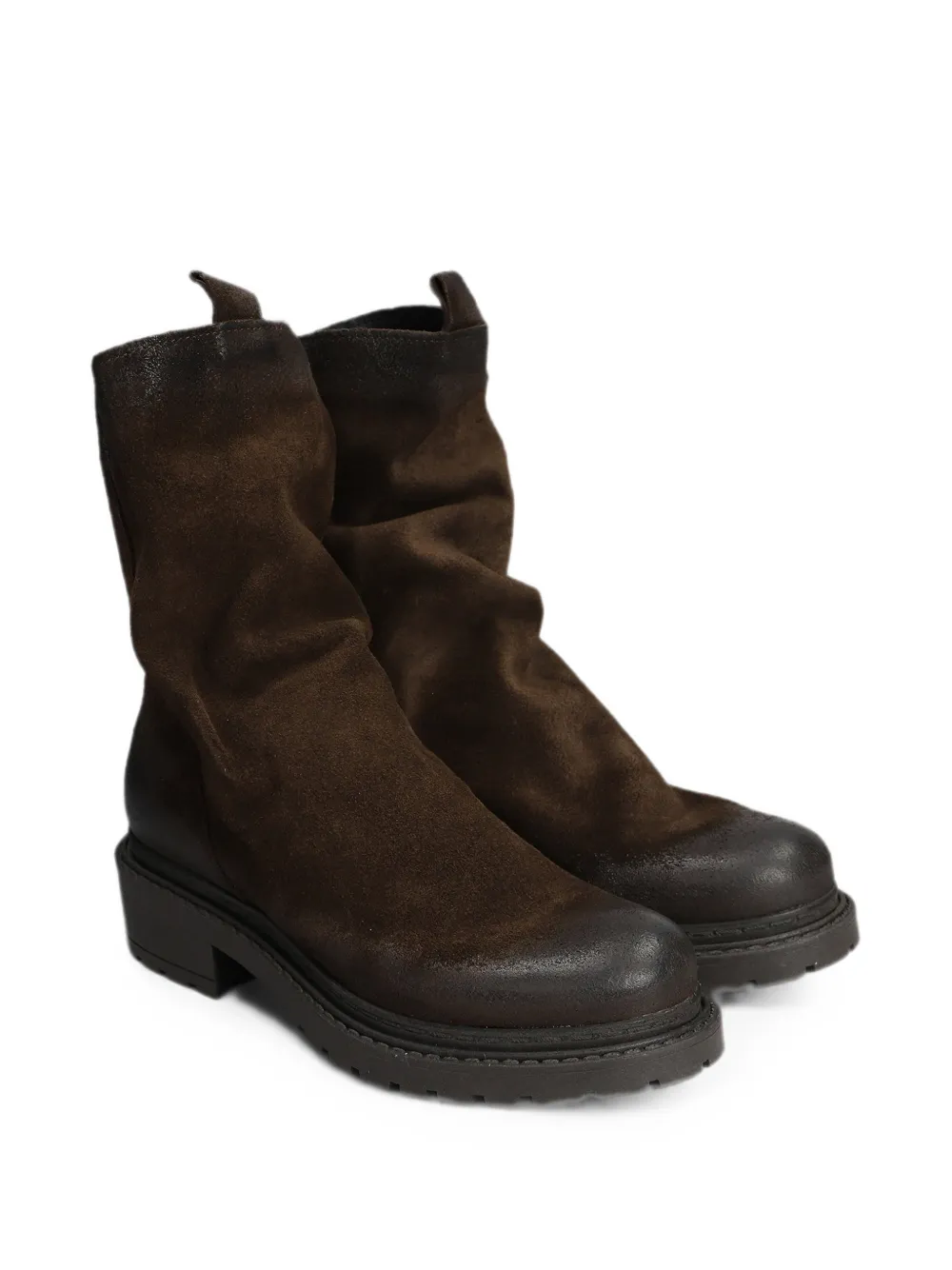 Metisse distressed-effect ankle boots Bruin