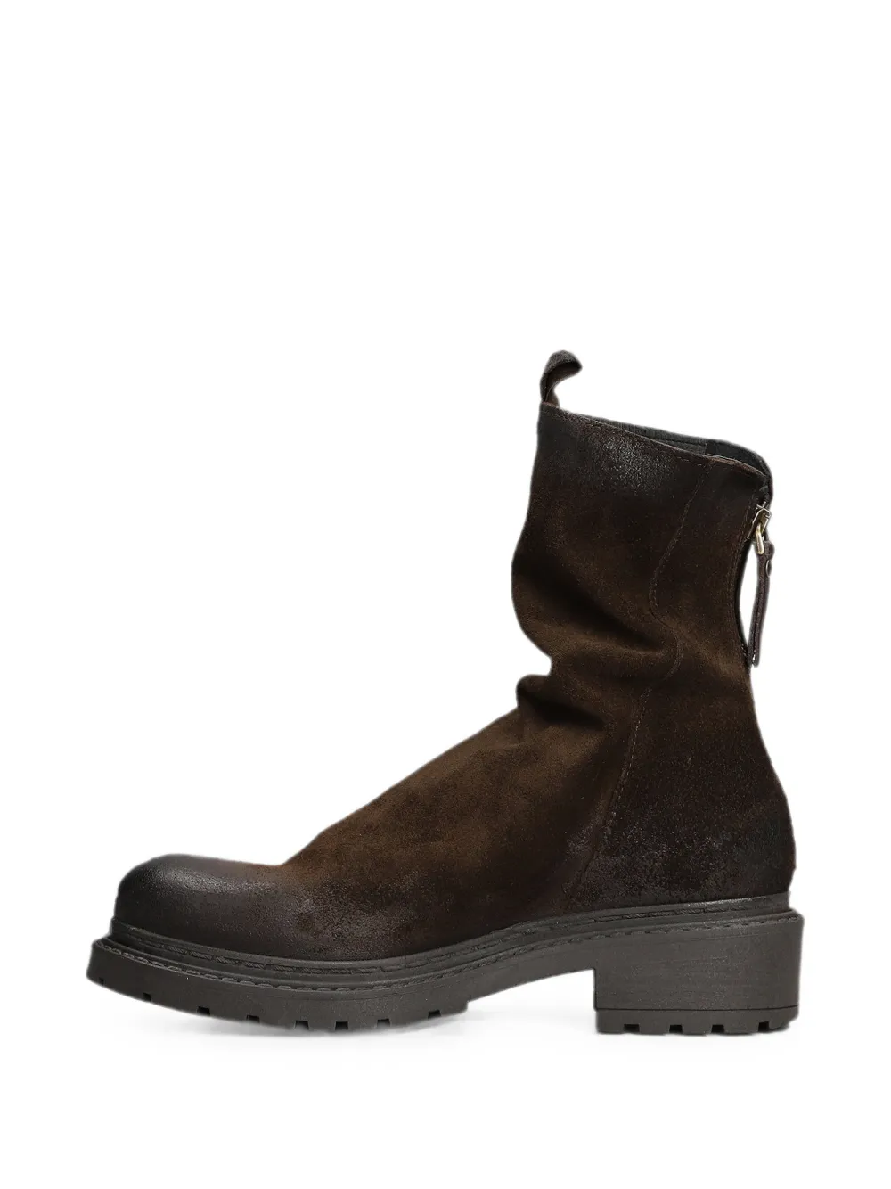 Metisse distressed-effect ankle boots Bruin