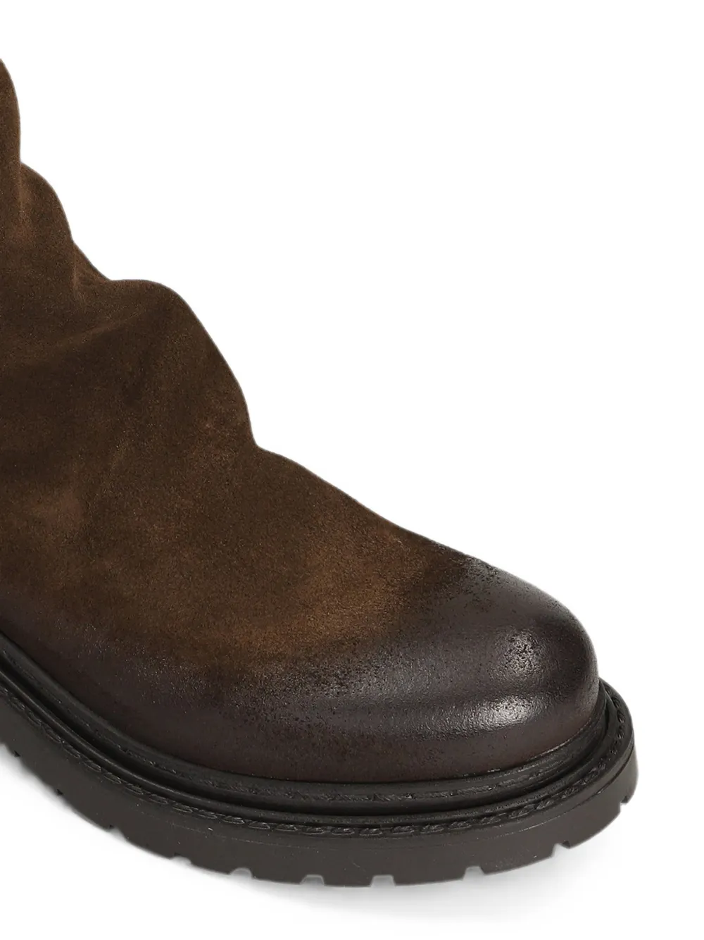 Metisse distressed-effect ankle boots Bruin
