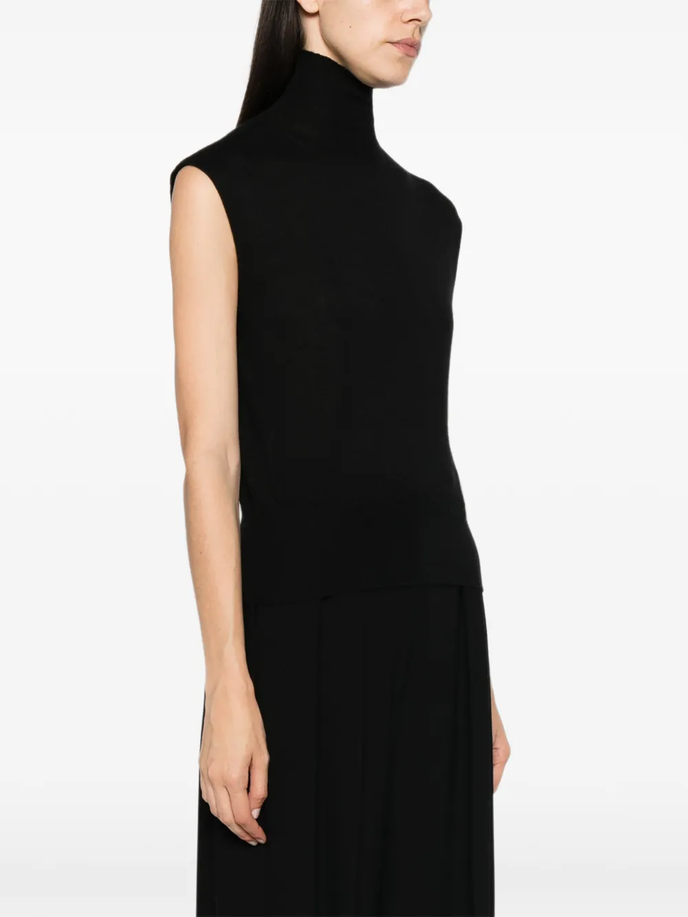 Rick Owens Hemd met hoge hals Zwart