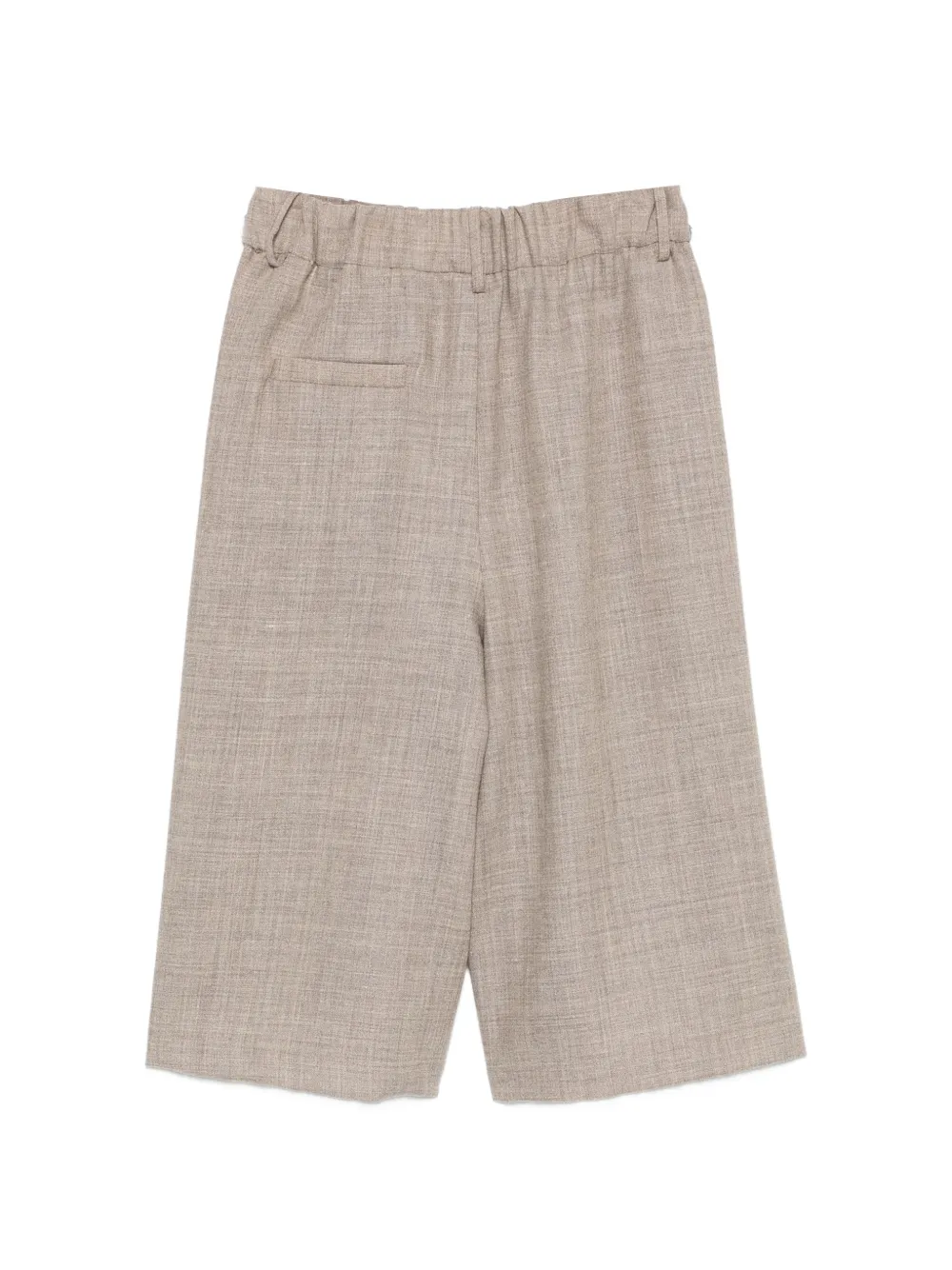 Alysi Geplooide shorts met riem Beige