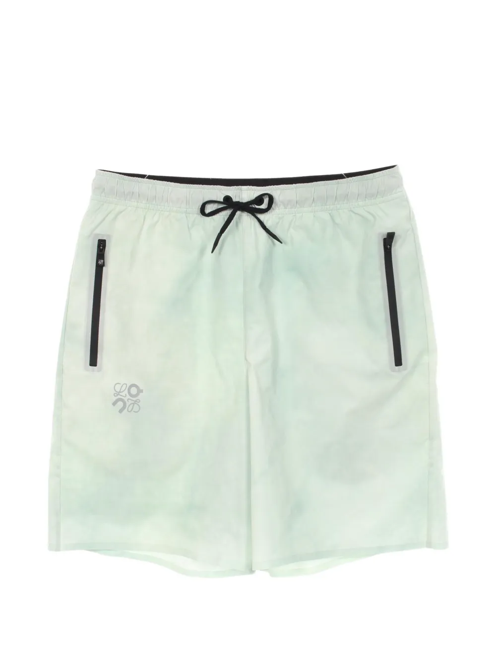 Loewe Pre-Owned x On 2010s technical-shell shorts - Verde