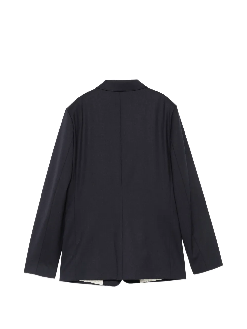 Alysi Blazer met enkele rij knopen en gekerfde revers Blauw