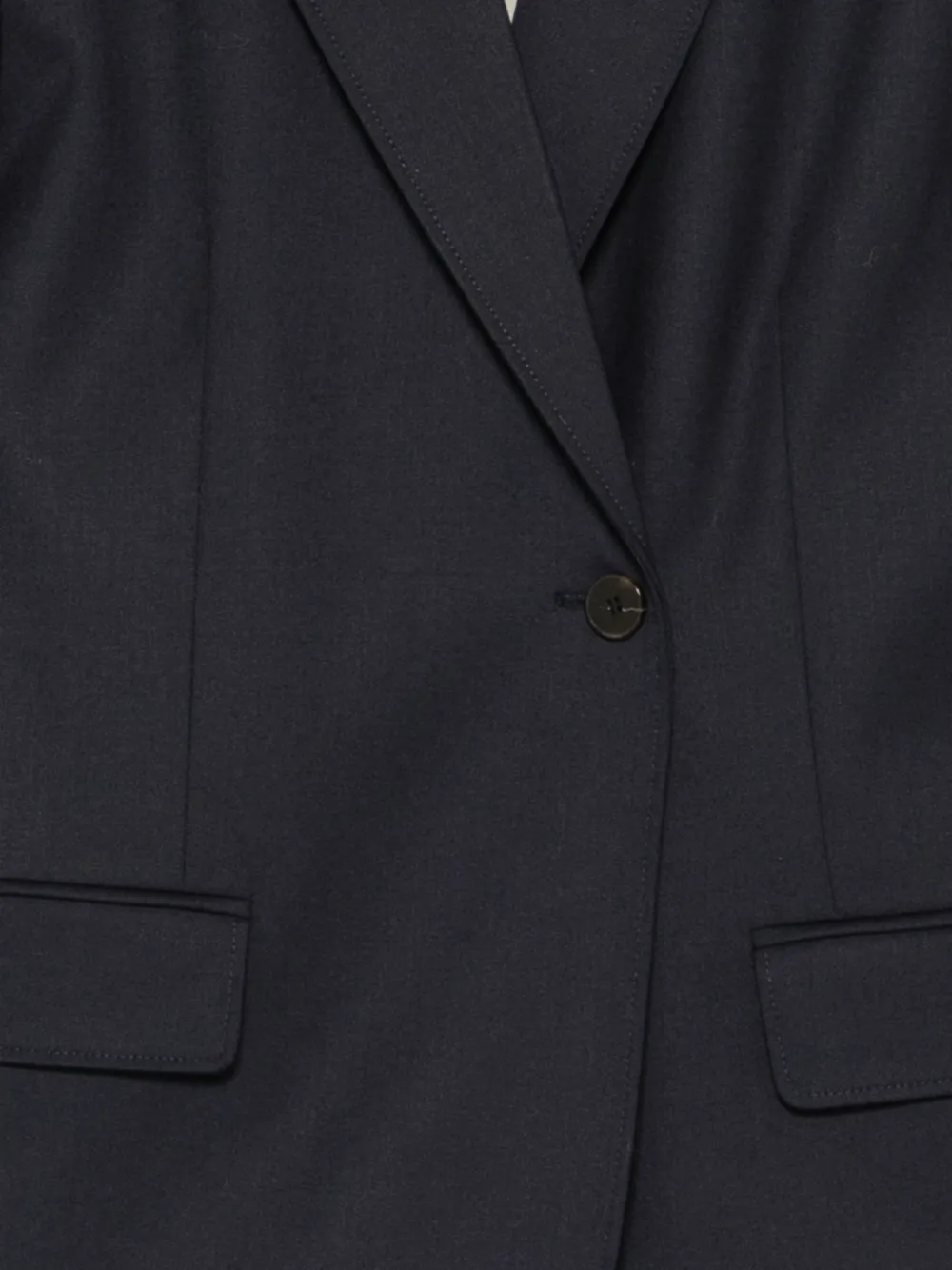 Alysi Blazer met enkele rij knopen en gekerfde revers Blauw