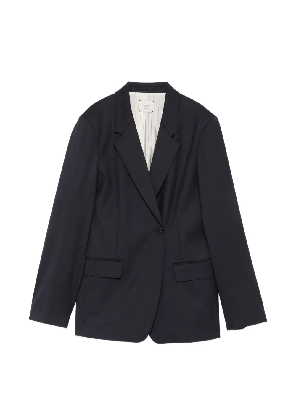 Alysi single-breasted notched-lapels blazer - Blu