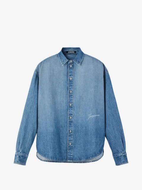Jacquemus Simon de-Nîmes logo-embroidered shirt